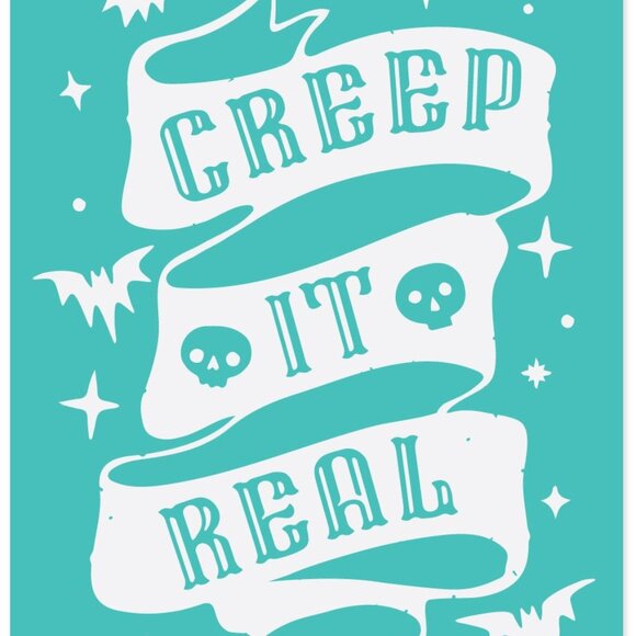 NEW RETIRED Chalk Couture Transfer Creep It Real - Picture 1 of 1